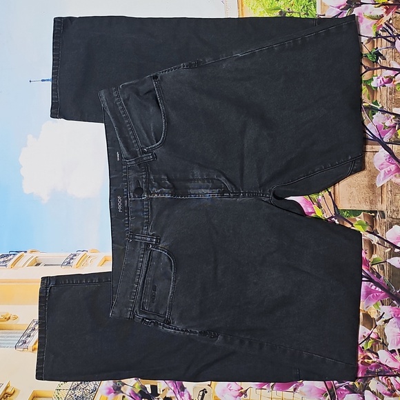 PROOF Black Men's Slim Straight Jeans 33x32 - Picture 2 of 6